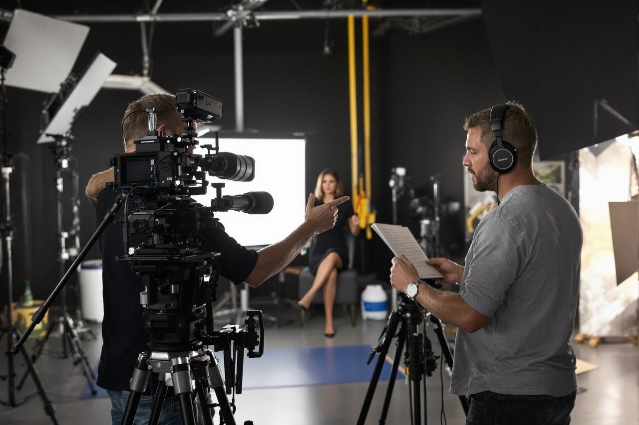 知名导演与女主角片场争吵视频曝光，现场气氛剑拔弩张